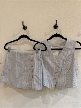 Zara matching set (skort & vest)